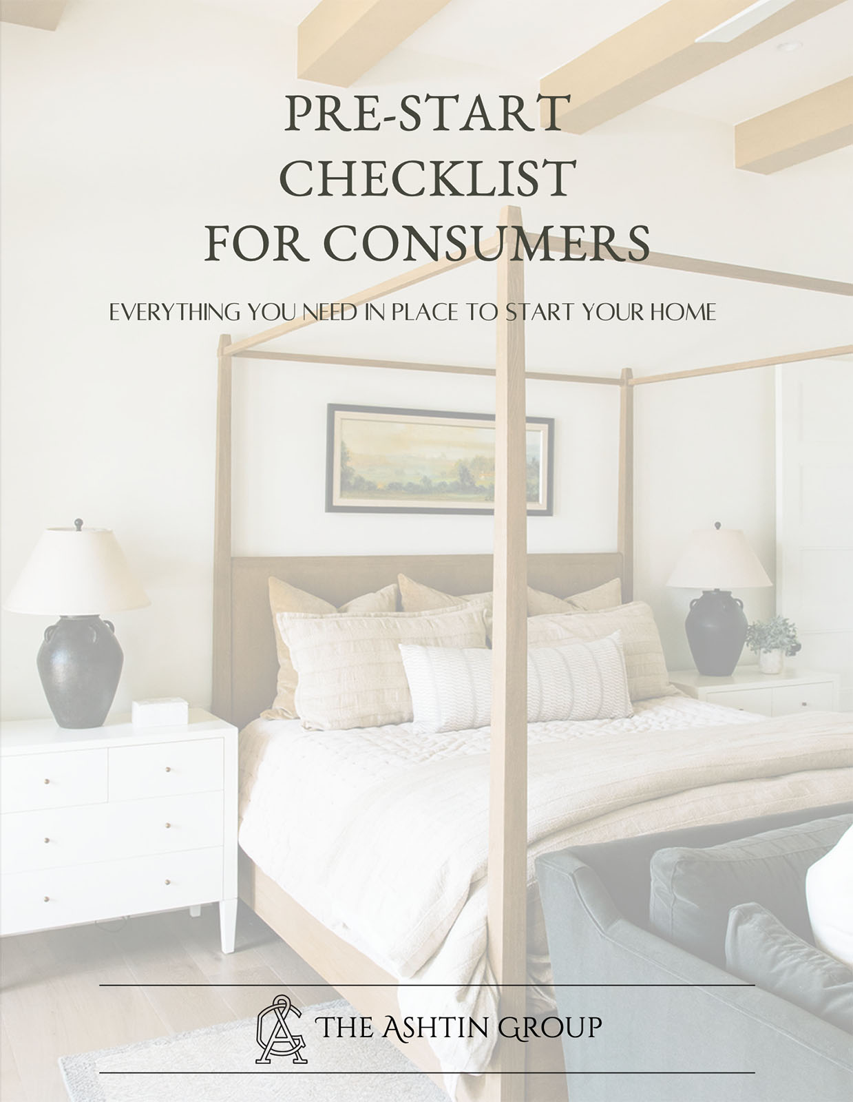 Pre-Start Checklist for Consumers – A comprehensive checklist for homeowners preparing to build a custom home. Covers essential steps, from budgeting to design selections, ensuring a smooth and stress-free home-building process.